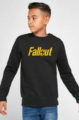 Fallout Lettern Siyah Çocuk 2ip Sweatshirt thumbnail 1