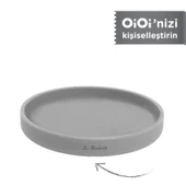 Oioi Basics Mama Tabağı Powder Grey thumbnail 2