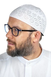 Mercan Namaz Takkesi Beyaz 12 Adet thumbnail 1