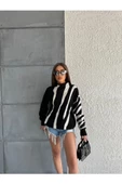 Zebra desen triko kazak thumbnail 2