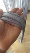 İP MODEL GRİ RENK İP PERDE 300*270 cm - 2 mm şerit thumbnail 2