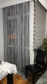 İP MODEL GRİ RENK İP PERDE 300*270 cm - 2 mm şerit thumbnail 4