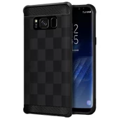 Buff Galaxy S8 Plus ile Uyumlu Black Armor Kılıf thumbnail 1