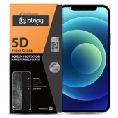 Blogy iPhone 12 Mini ile Uyumlu Flexi 5D Ekran Koruyucu thumbnail 2