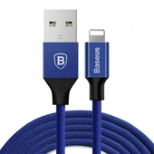 Baseus Yiven Lightning Kablo 120 cm Lacivert thumbnail 1