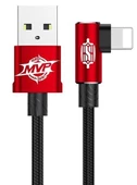 Baseus Lightning 1 Metre MVP Kablo Kırmızı thumbnail 2