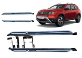 Dacia Duster Uyumlu 2018- Sonrası Yan Basamak Sıde Step SQUARE STYLE thumbnail 3