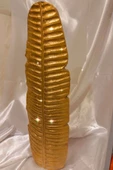 Yaprak Vazo Gold Vazo 57cm thumbnail 3