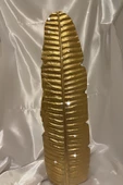 Yaprak Vazo Gold Vazo 57cm thumbnail 2