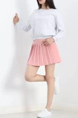 Bisiklet Yaka Sweat Gri - 21614.200. thumbnail 4