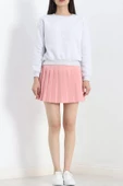 Bisiklet Yaka Sweat Gri - 21614.200. thumbnail 7