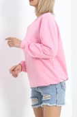 Bisiklet Yaka Sweat Pembe - 3042.275. thumbnail 6