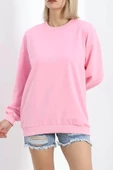 Bisiklet Yaka Sweat Pembe - 3042.275. thumbnail 5