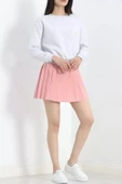 Bisiklet Yaka Sweat Gri - 21614.200. thumbnail 8