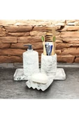Şık Tasarımlı Beton Banyo Seti - 4 Parça thumbnail 1