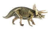Sert Plastik Dinozor Figürü Triceratops thumbnail 4