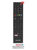 ARÇELİK NETFLİX TUŞLU LCD TV KUMANDA thumbnail 1