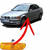 BMW 3 SERİSİ E46 ÇAMURLUK SİNYAL LAMBASI SARI DUYLU SOL thumbnail 1