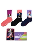 Pinksof SC4090-3K RönesanS01 Kadın 3'lü Hikaye Çorap thumbnail 5