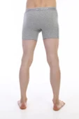 Çift Kaplan Erkek Pamuk Elastanlı Rahat Düğmeli 1 Adet Boxer Şort thumbnail 7