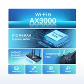 TP-LINK ARCHER AX55 AX3000 DUAL BAND ROUTER thumbnail 4