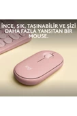 M350s Pebble 2 Kablosuz Mouse - Pembe 910-007015 BLUETOOTH OUTLET thumbnail 5