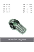 Wow Ölçü Kaşığı Set -yeşil thumbnail 2
