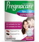 Pregnacare Him & Her Conception Tablet 20 For Her + 30 For Him thumbnail 1