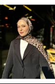 İdol Saten İpek Şal - 04434 thumbnail 6
