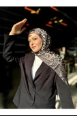 İdol Saten İpek Şal - 04434 thumbnail 1