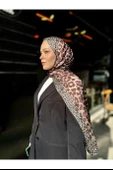 İdol Saten İpek Şal - 04434 thumbnail 7
