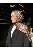 İdol Saten İpek Şal - 04434 thumbnail 4