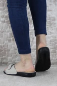 Ceyo Marina-1 Bej Rahat Ortapedik Bayan Terlik thumbnail 4