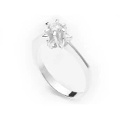 Gümüş Tek Taş Bayan Yüzük  SL2575 thumbnail 3