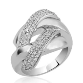 Gümüş Örgü Model Yüzük SL3336 thumbnail 7