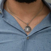 Gümüş Köklü Yaşam Ağacı Kolye SL3399 thumbnail 6