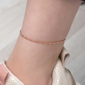 Gümüş Rose Kalemli Halhal SL6075 thumbnail 1
