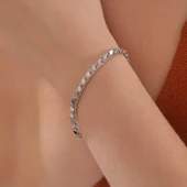 Gümüş Pullu Zincir Kadın Bileklik SL6236 thumbnail 11