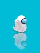 Among Us Ghost Oyuncak tek parça gövde, kaliteli baskı 6 cm thumbnail 6