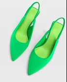 Stradivarius Yeşil Platform Topuklu Ayakkabı thumbnail 2