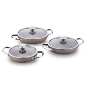 KORKMAZ A2920 BROWNİ 6 PARÇA OMLET SET thumbnail 1