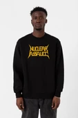 Nuclear Assault Lettern Siyah Erkek 2ip Sweatshirt thumbnail 1