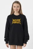 Nuclear Assault Lettern Siyah Kadın 2ip Sweatshirt thumbnail 1