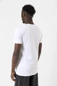 Dark Matter The Android Barcode Beyaz Erkek V yaka Tshirt thumbnail 7