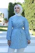 Desenli Tunik Mavi - 20275.1778. thumbnail 1