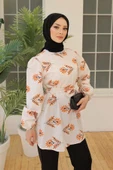 Desenli Tunik Turuncu - 20275.1778. thumbnail 4