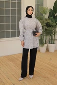 Desenli Tunik Gri - 20275.1778. thumbnail 5