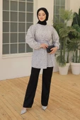 Desenli Tunik Gri - 20275.1778. thumbnail 2