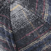 İskoç Tartan Desen Şapka Siyah thumbnail 2