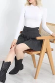 Pileli Etek Antrasit - 5028.148. thumbnail 4